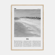30A Travel B&W Poster