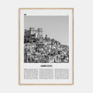 Abruzzo Travel B&W No 1 Poster