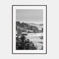 Acadia National Park Photo B&W Poster