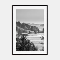 Acadia National Park Photo B&W Poster