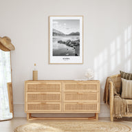 Acadia National Park Portrait B&W Poster