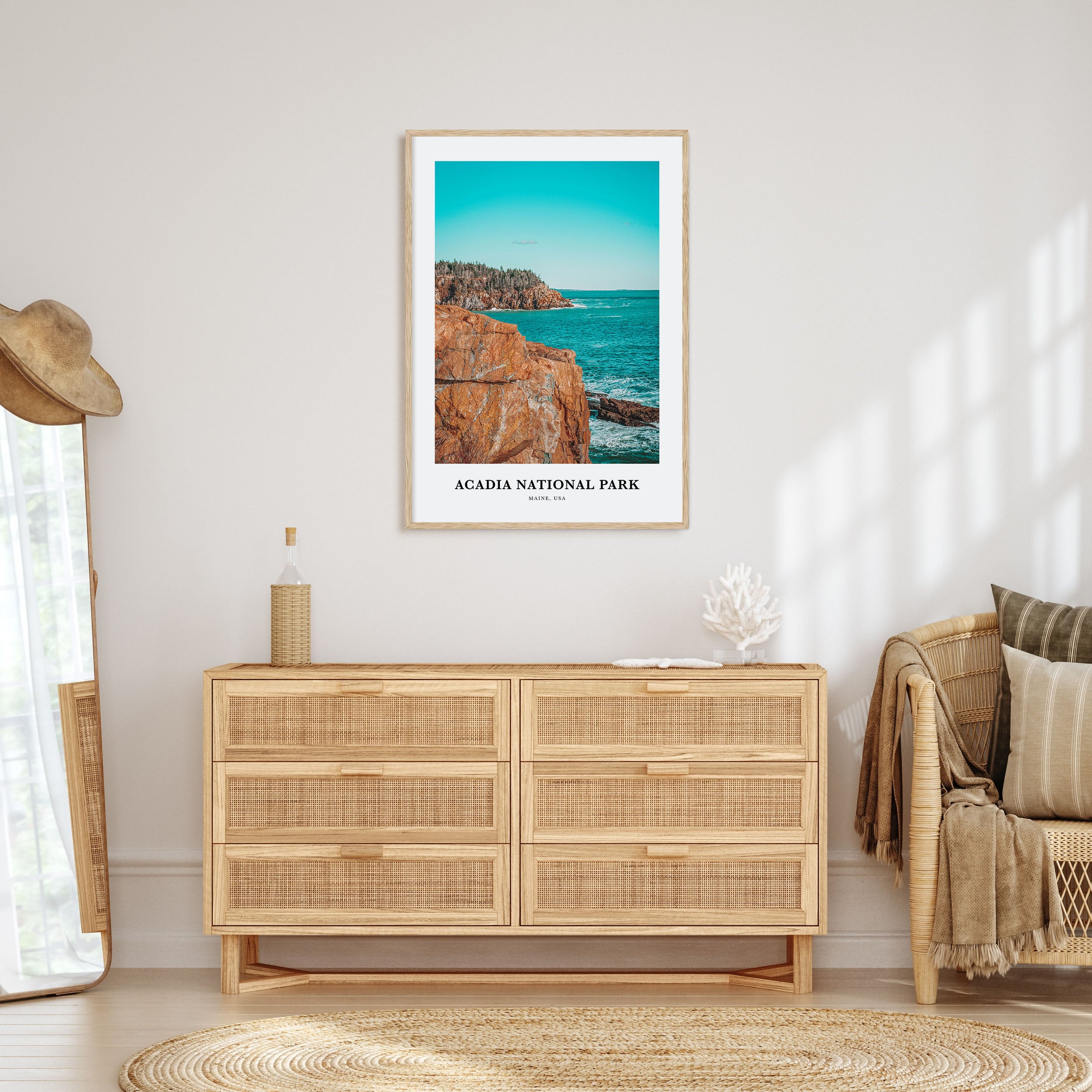 Acadia National Park Portrait Color Poster
