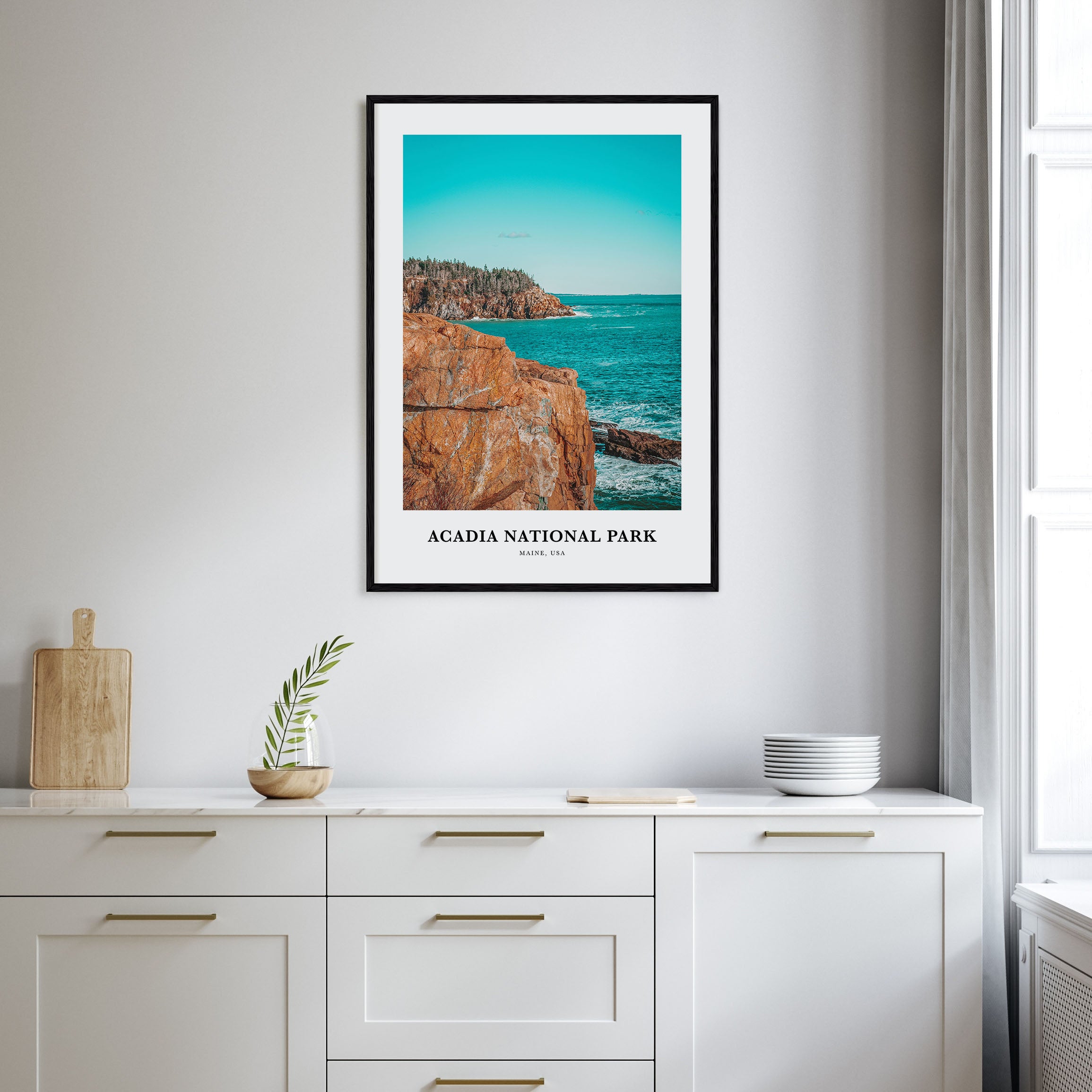Acadia National Park Portrait Color Poster