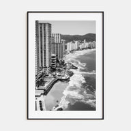 Acapulco de Juárez Photo B&W Poster