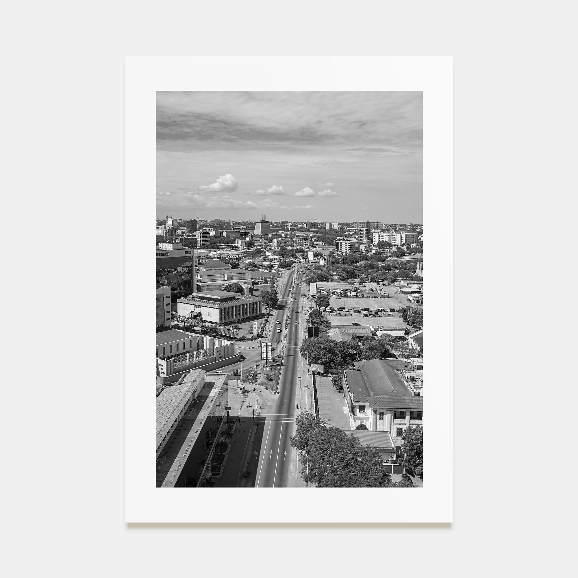 Accra Photo B&W Poster