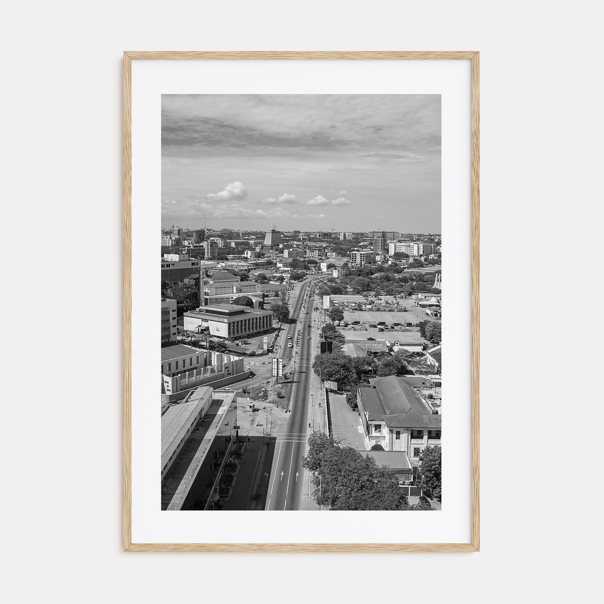 Accra Photo B&W Poster