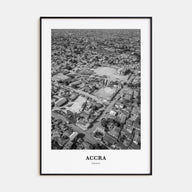 Accra Portrait B&W Poster