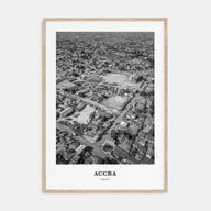 Accra Portrait B&W Poster