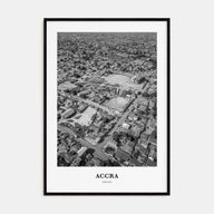 Accra Portrait B&W Poster