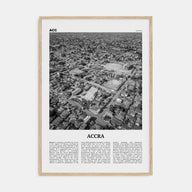 Accra Travel B&W Poster