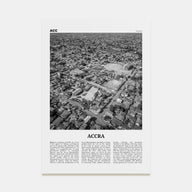 Accra Travel B&W Poster