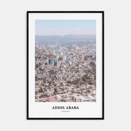 Addis Ababa Portrait Color Poster