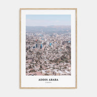 Addis Ababa Portrait Color Poster