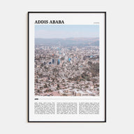 Addis Ababa Travel Color Poster