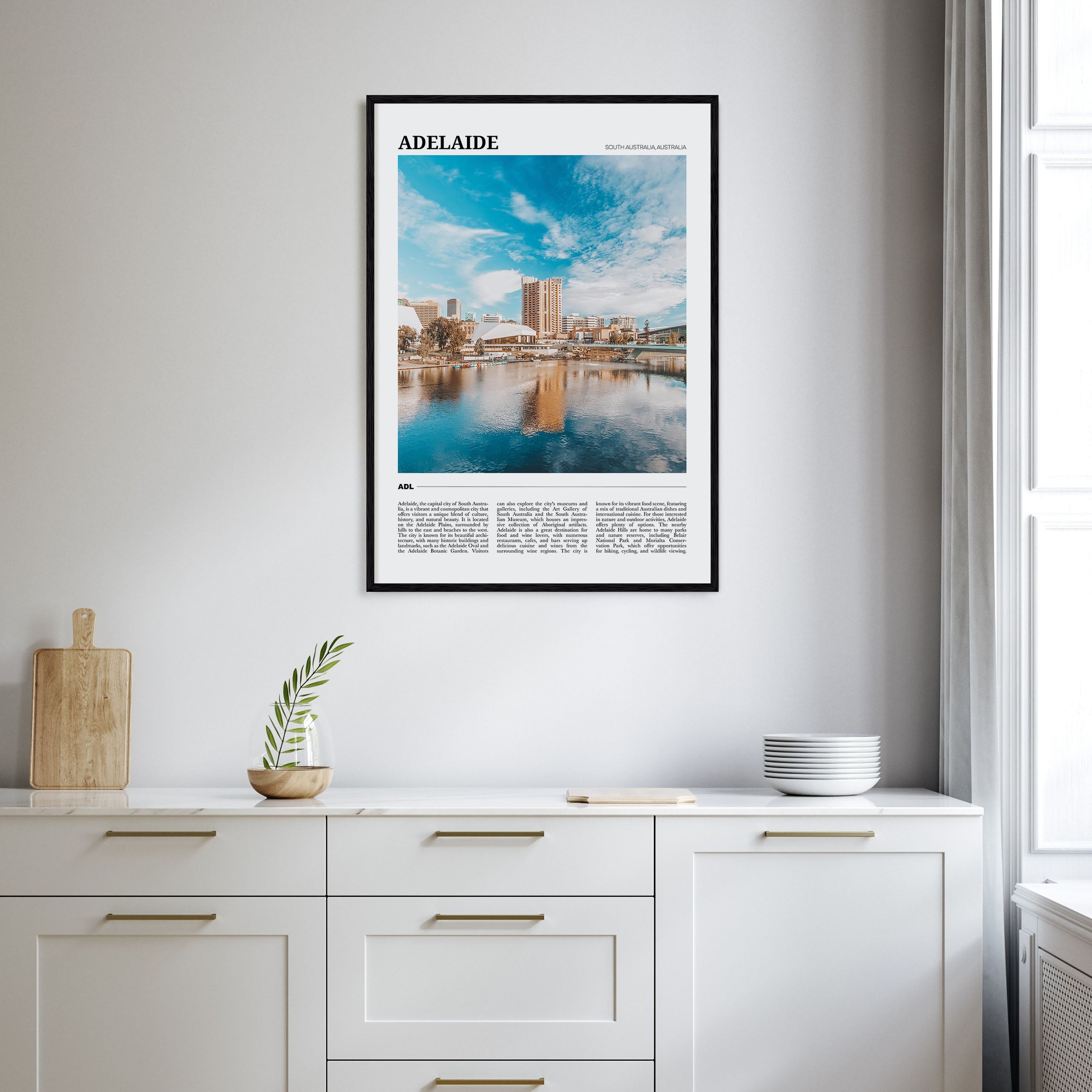 Adelaide Travel Color Poster