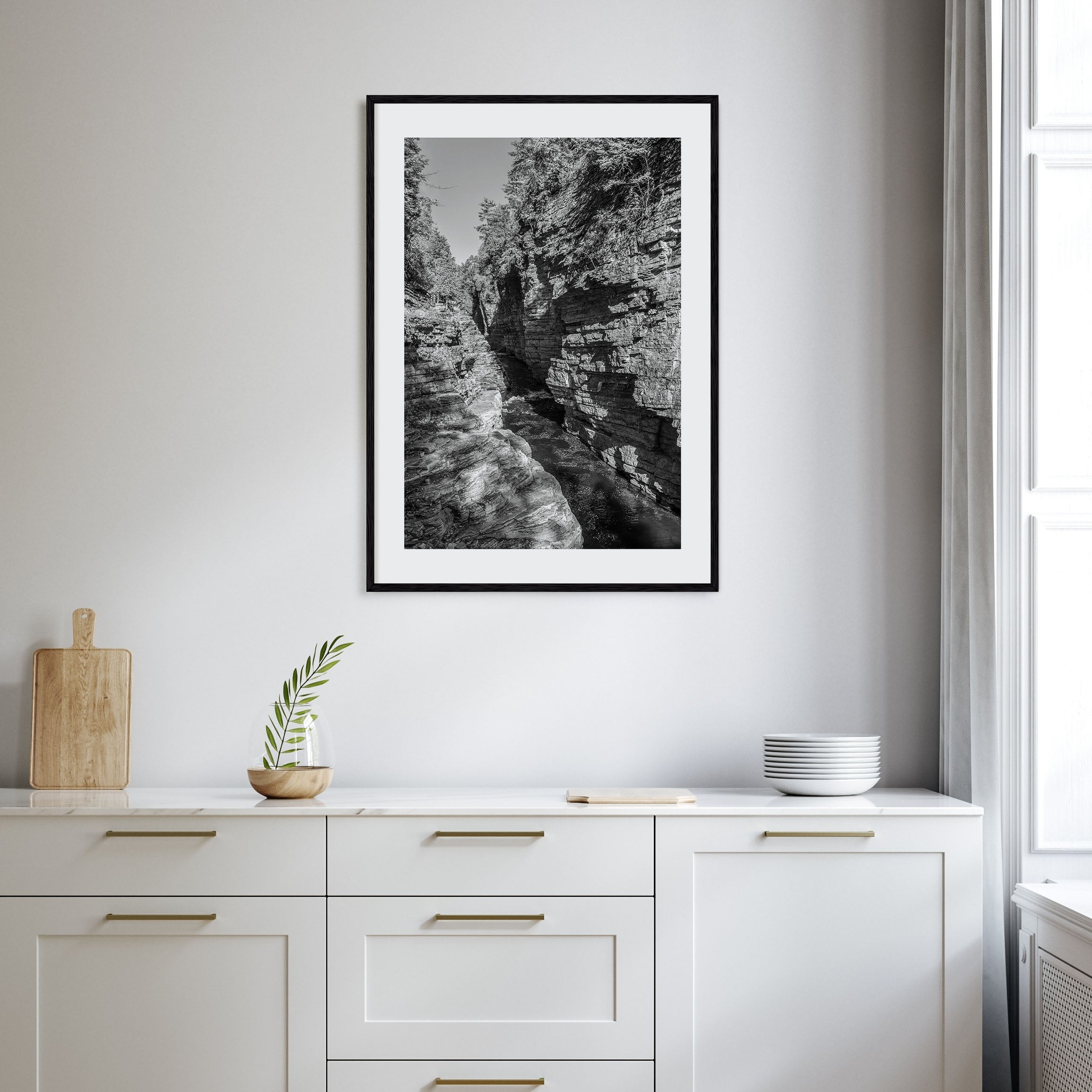 Adirondack Mountains Photo B&W No 2 Poster