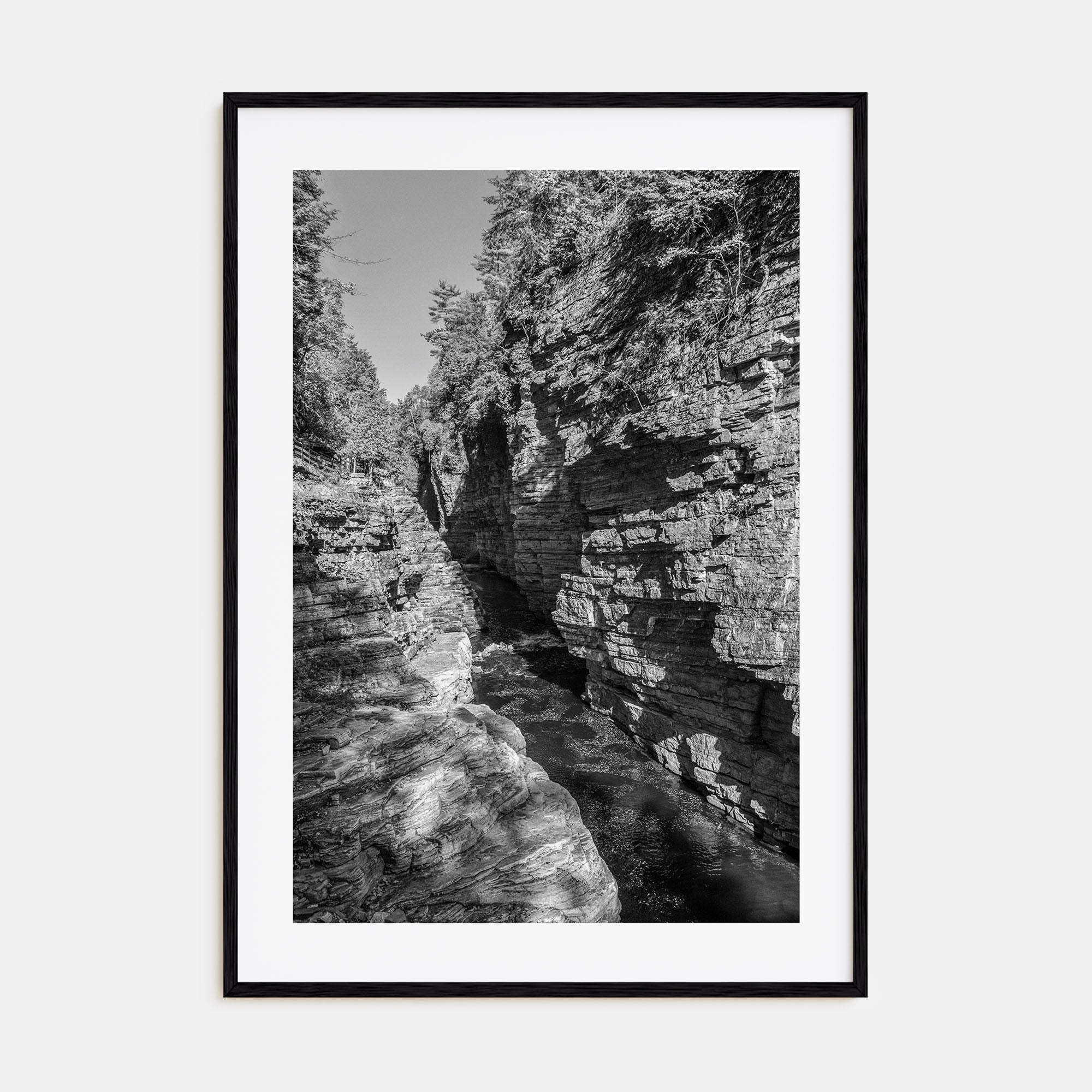 Adirondack Mountains Photo B&W No 2 Poster