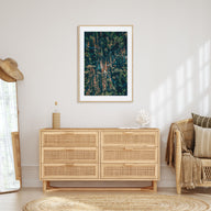 Aerial Forest Photo Color Poster