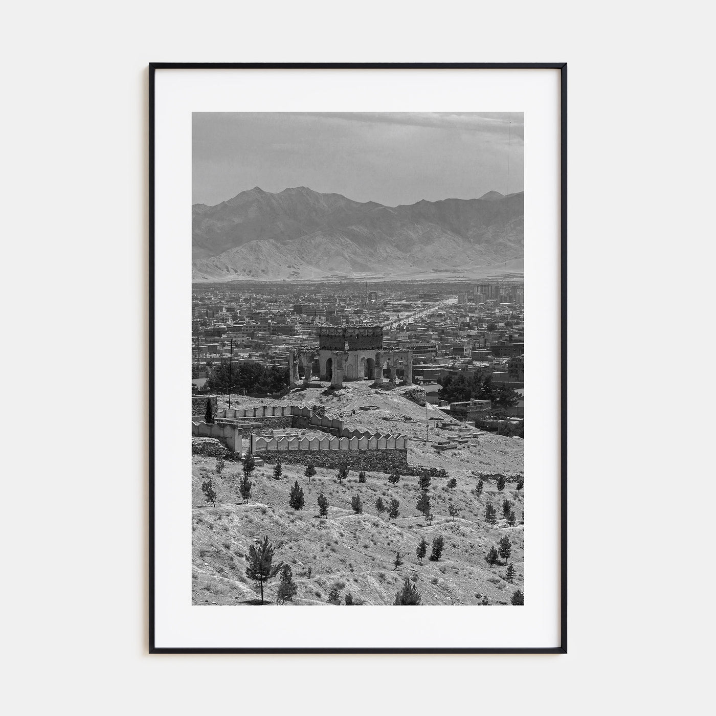 Afghanistan Photo B&W Poster