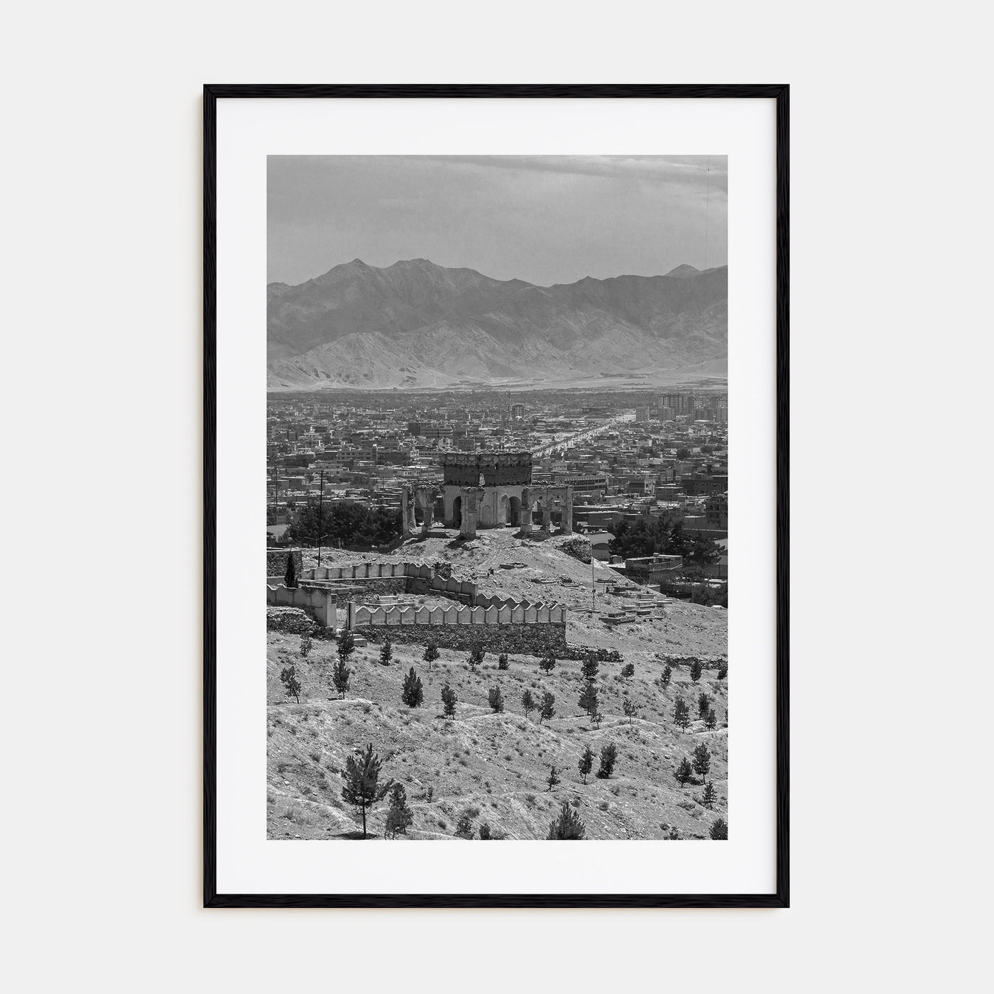 Afghanistan Photo B&W Poster