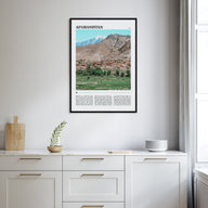 Afghanistan Travel Color Poster