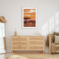 Africa Photo Color Poster