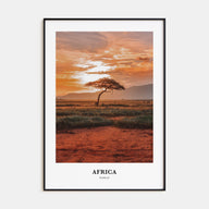 Africa Portrait Color Poster