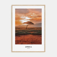 Africa Portrait Color Poster