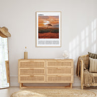 Africa Travel Color Poster