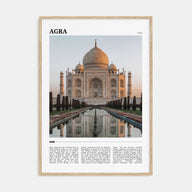 Agra Travel Color Poster
