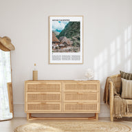 Aguas Calientes Travel Color Poster