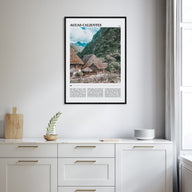 Aguas Calientes Travel Color Poster