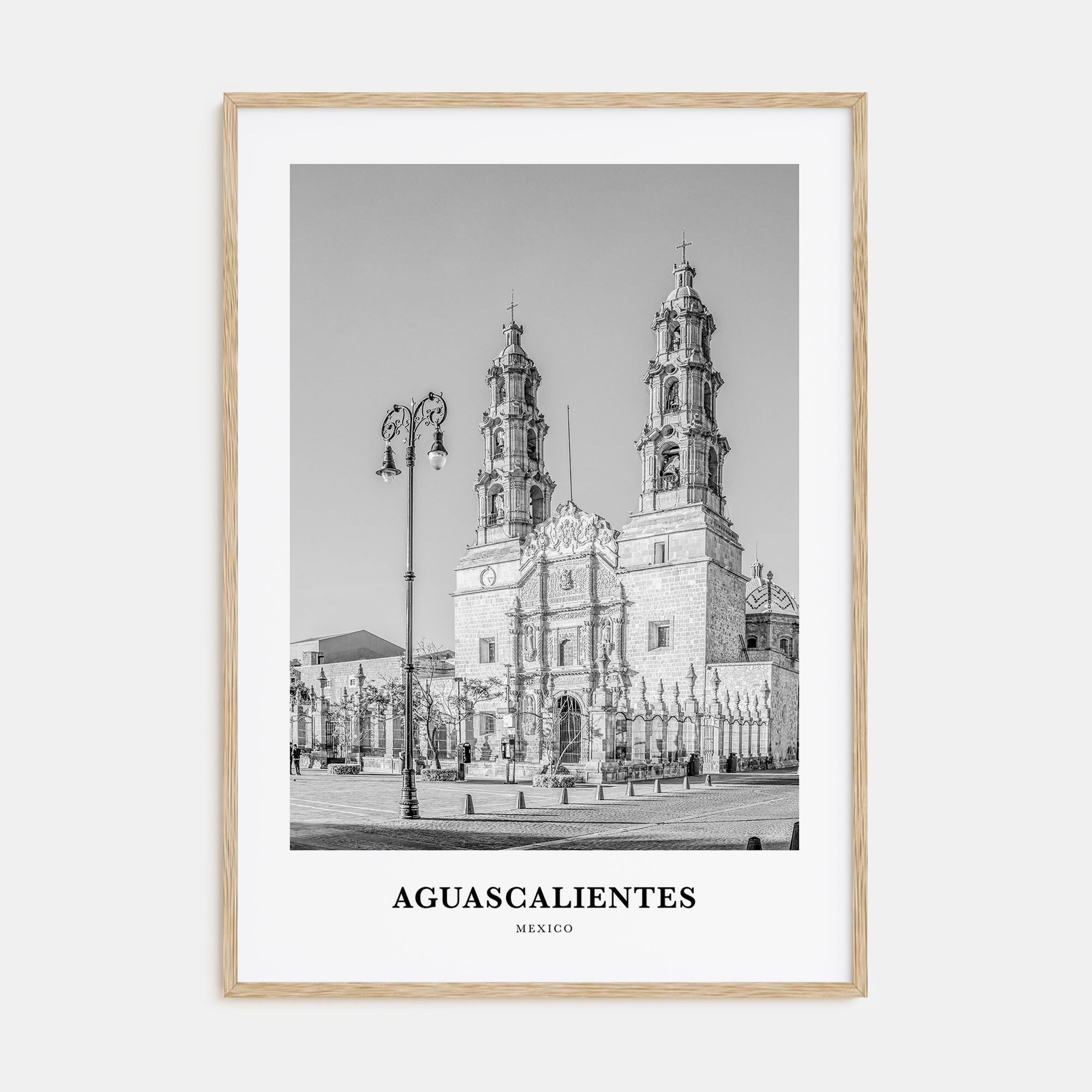 Aguascalientes Portrait B&W Poster