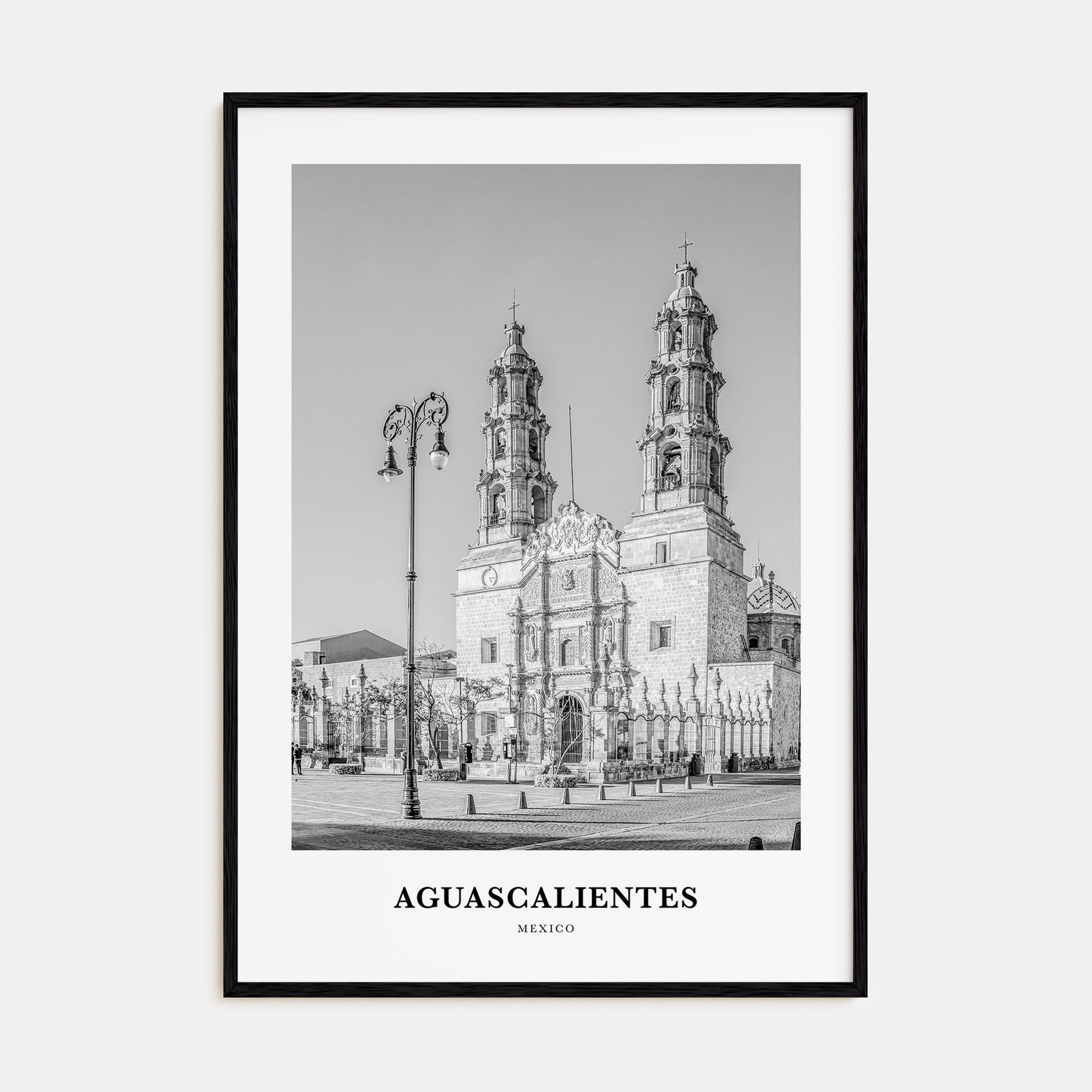 Aguascalientes Portrait B&W Poster