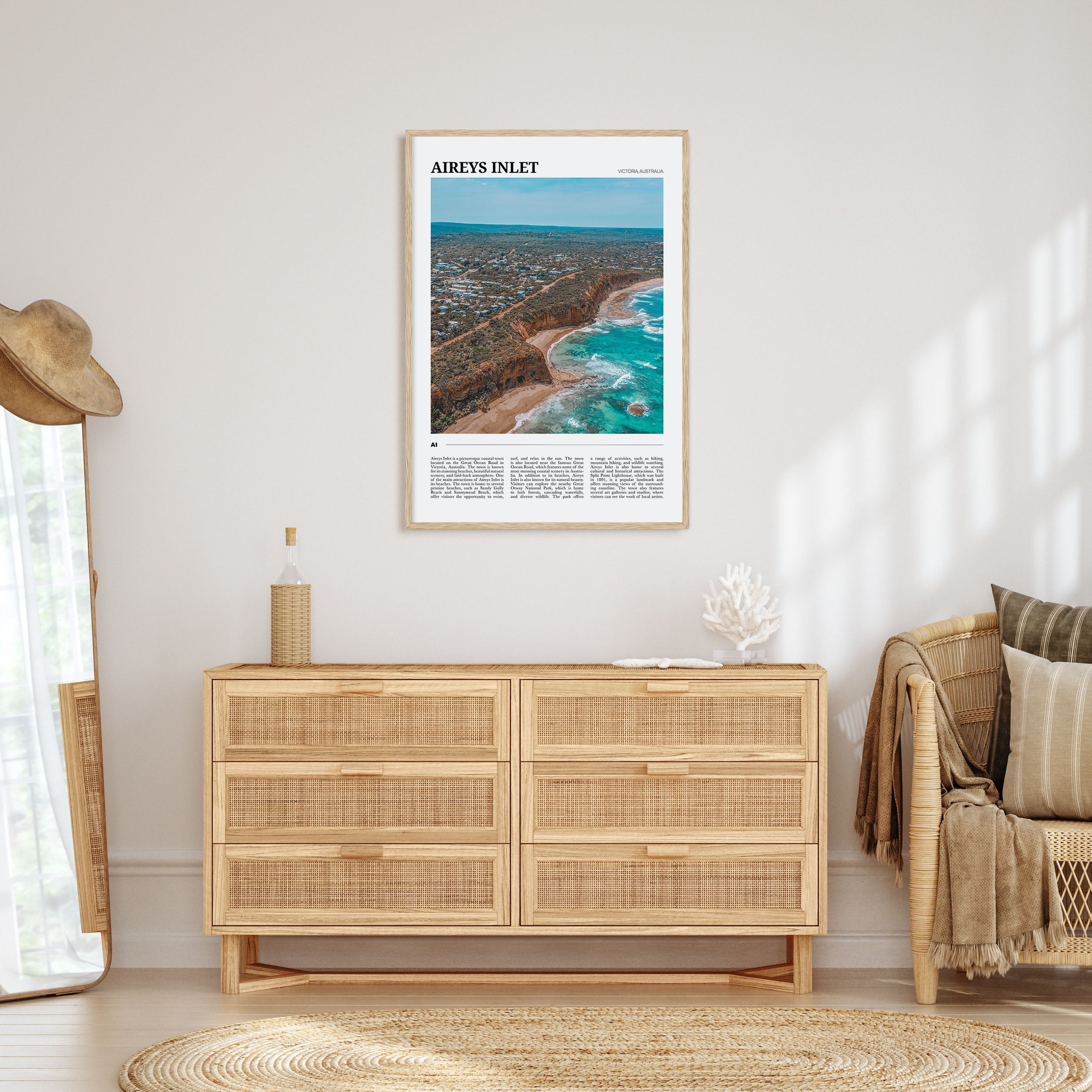 Aireys Inlet Travel Color Poster