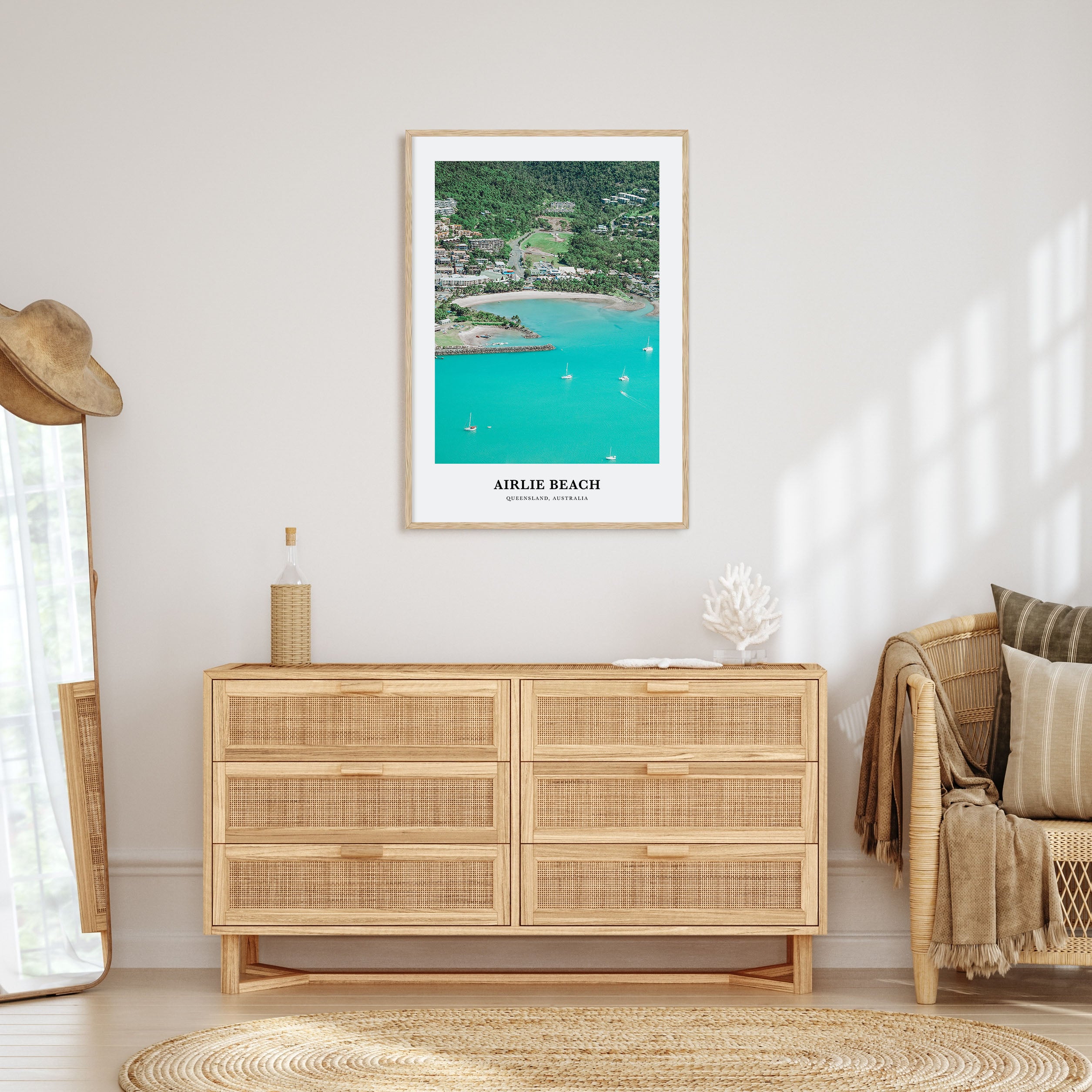 Airlie Beach Portrait Color Poster
