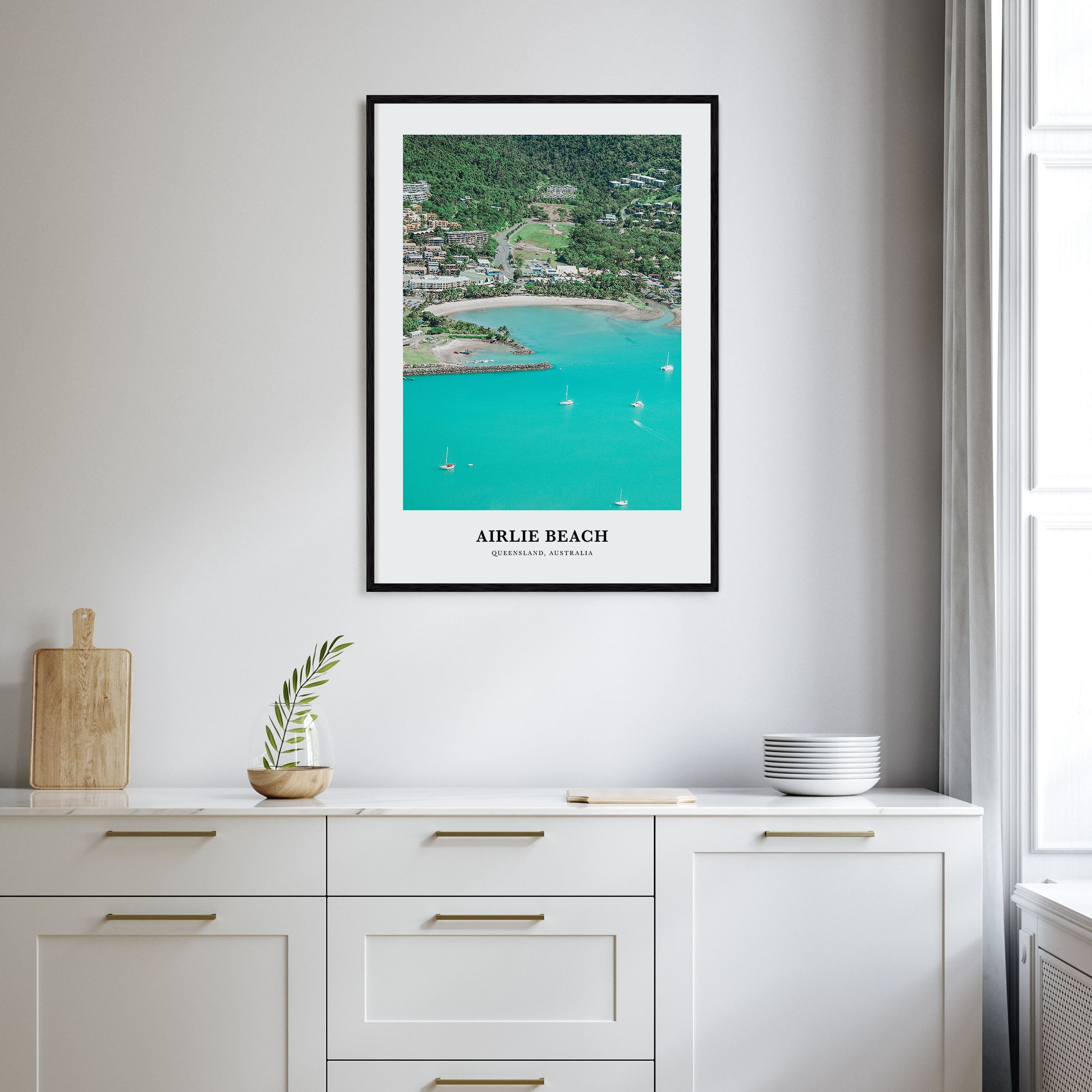 Airlie Beach Portrait Color Poster