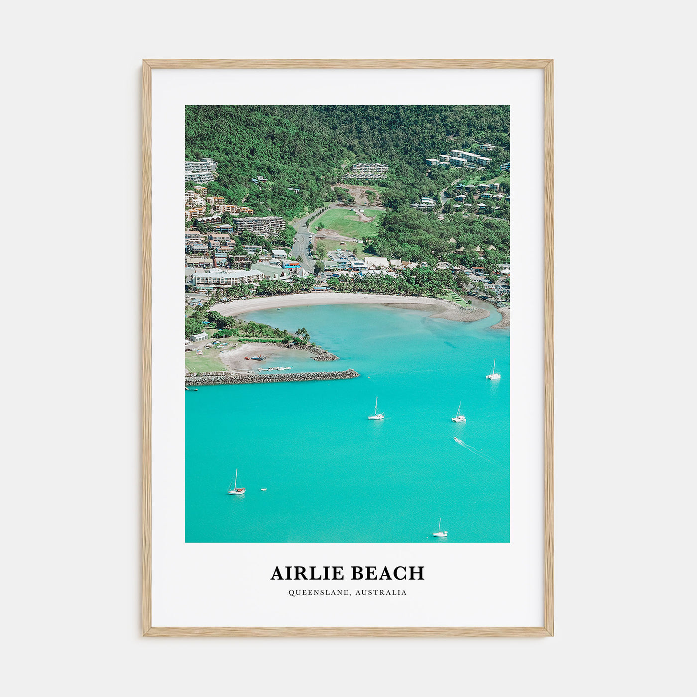 Airlie Beach Portrait Color Poster