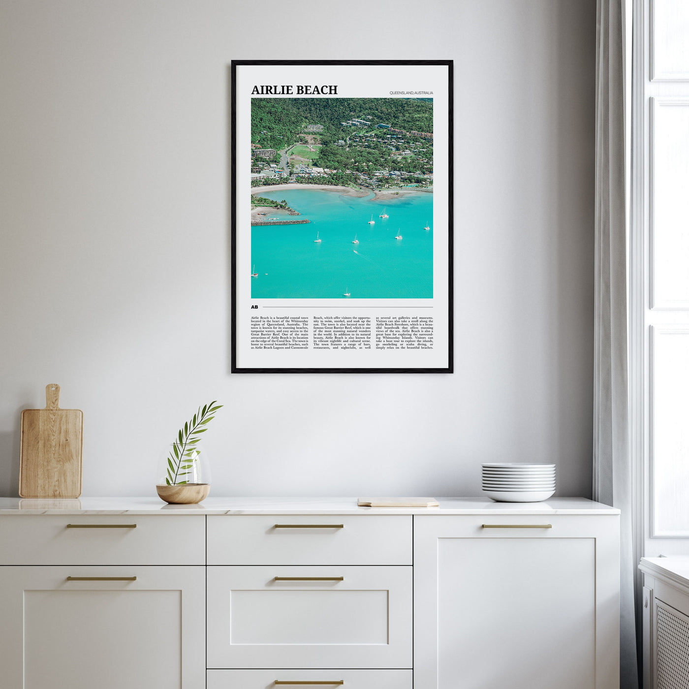 Airlie Beach Travel Color Poster