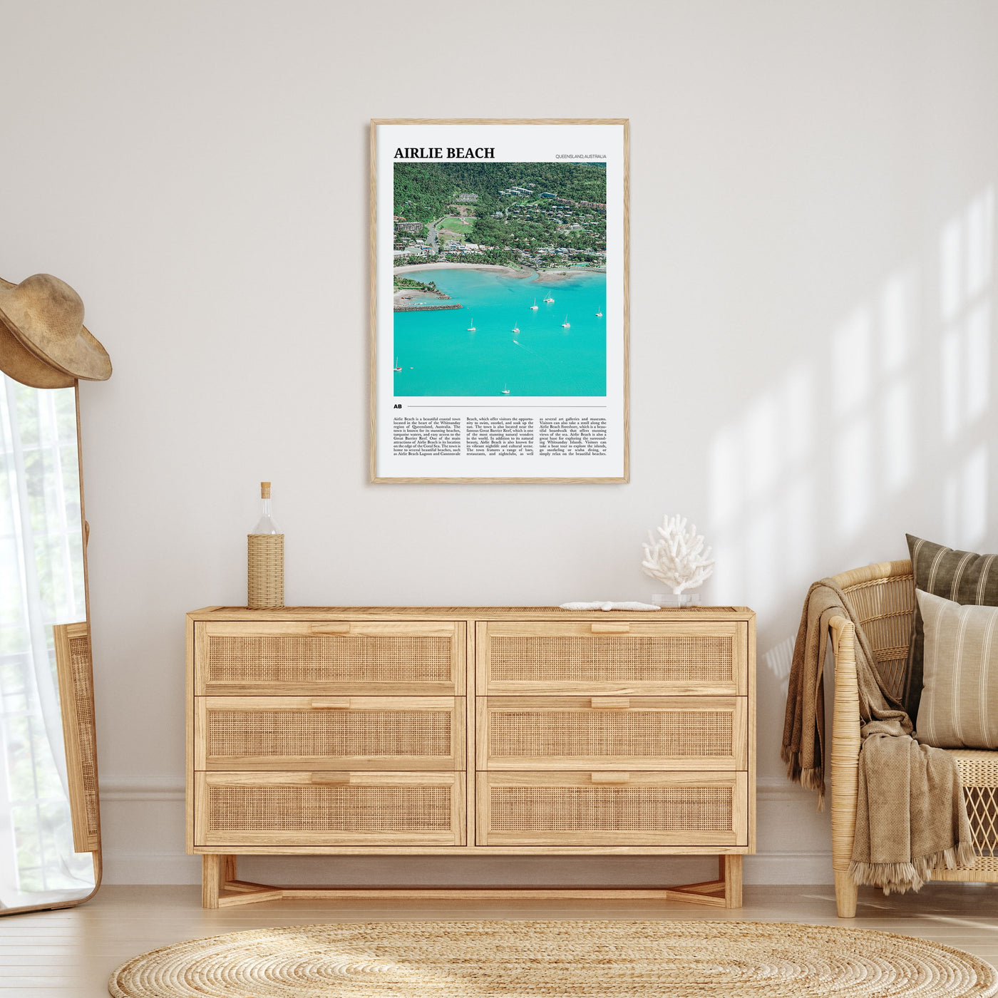 Airlie Beach Travel Color Poster