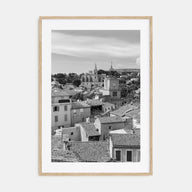 Aix-en-Provence Photo B&W Poster
