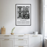 Aix-en-Provence Travel B&W No 1 Poster