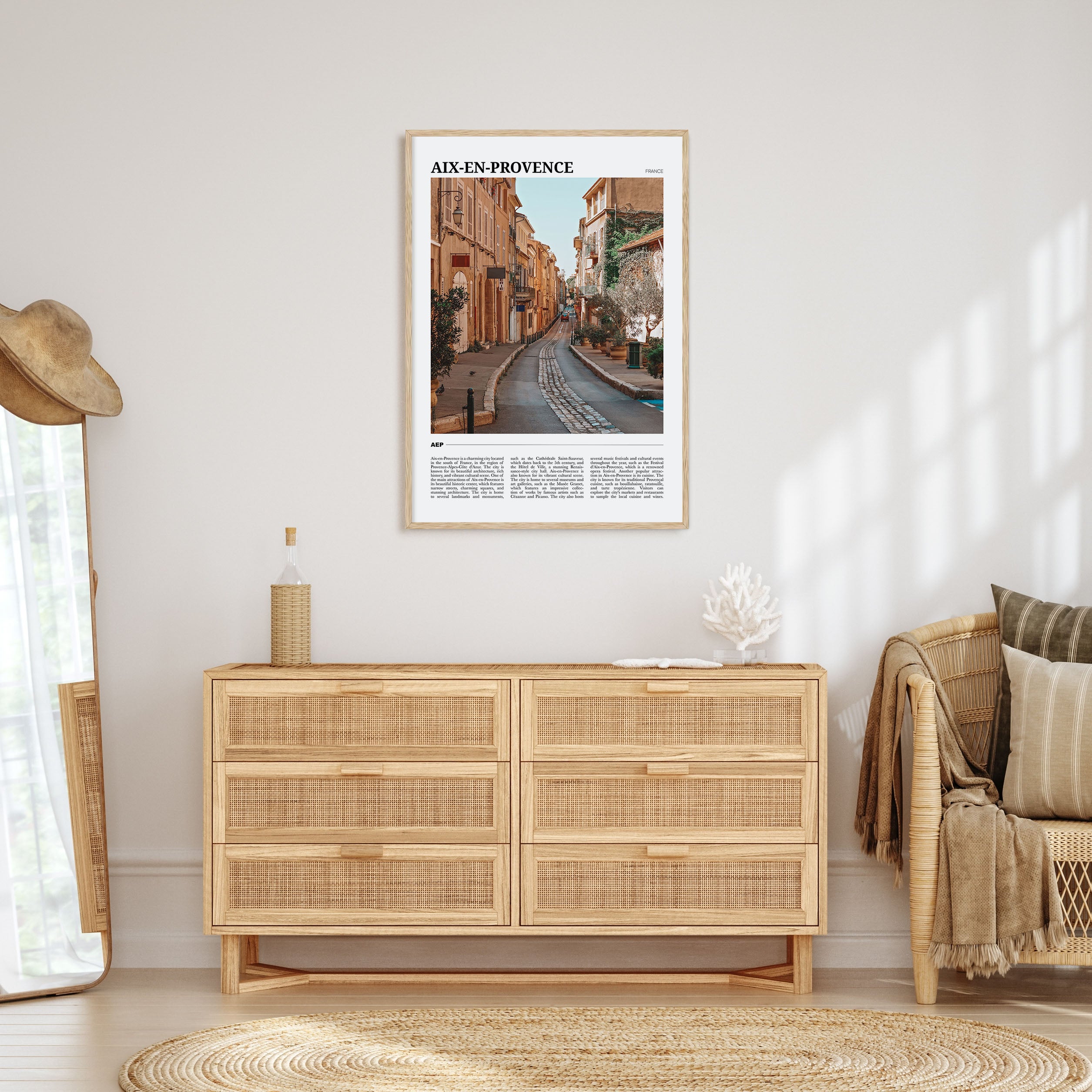 Aix-en-Provence Travel Color Poster