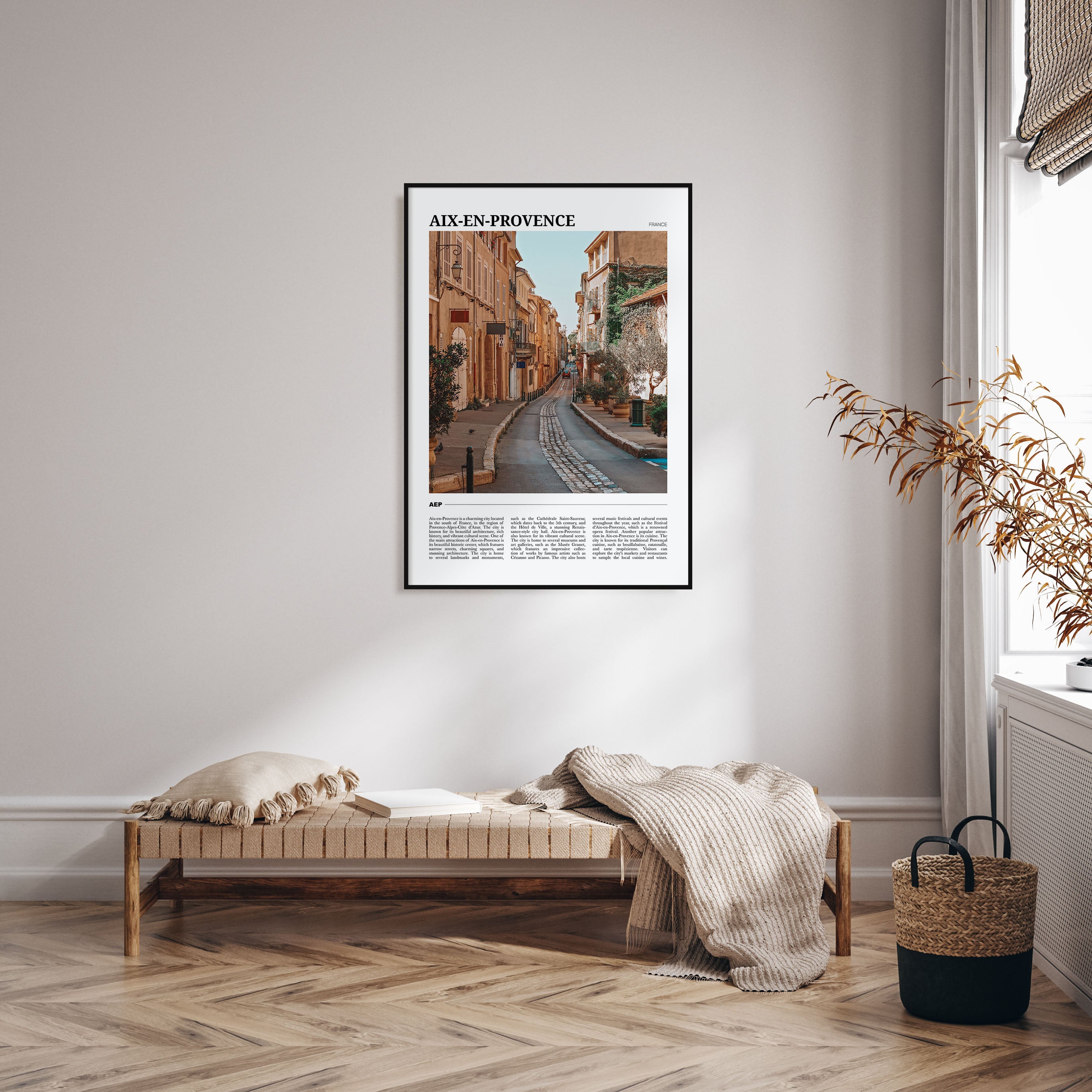 Aix-en-Provence Travel Color Poster