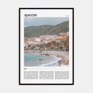 Ajaccio Travel Color Poster