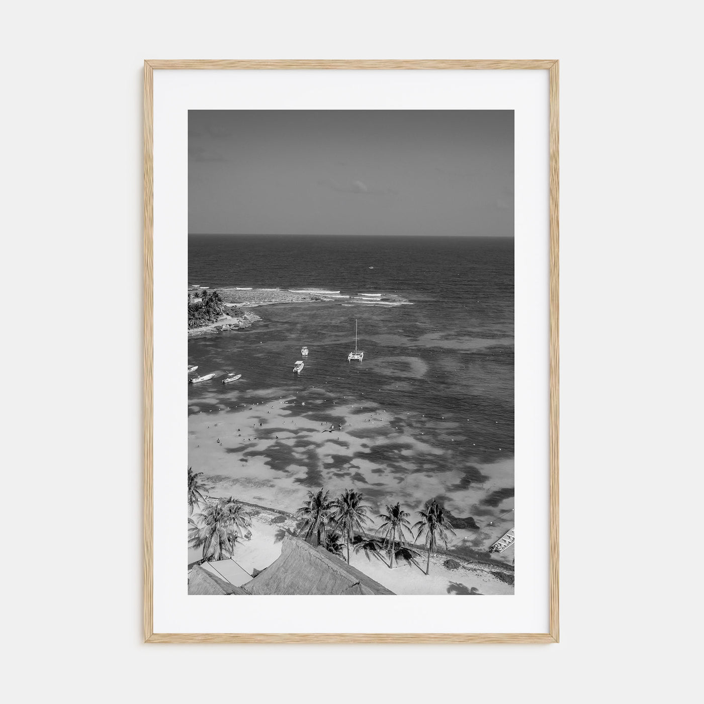 Akumal Photo B&W Poster