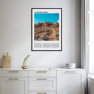 Alabama Hills Travel Color Poster