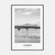 Alabama Portrait B&W Poster
