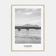 Alabama Portrait B&W Poster