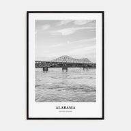 Alabama Portrait B&W Poster